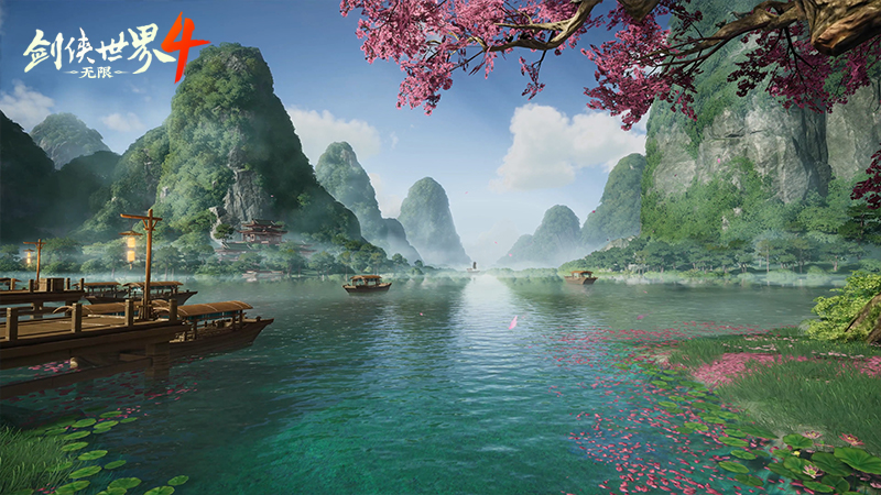 堪比5A景区！西山居《剑侠世界4:无限》唯美国风江湖盛宴[图2]