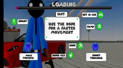 美国警察火柴人绳索英雄[图2]