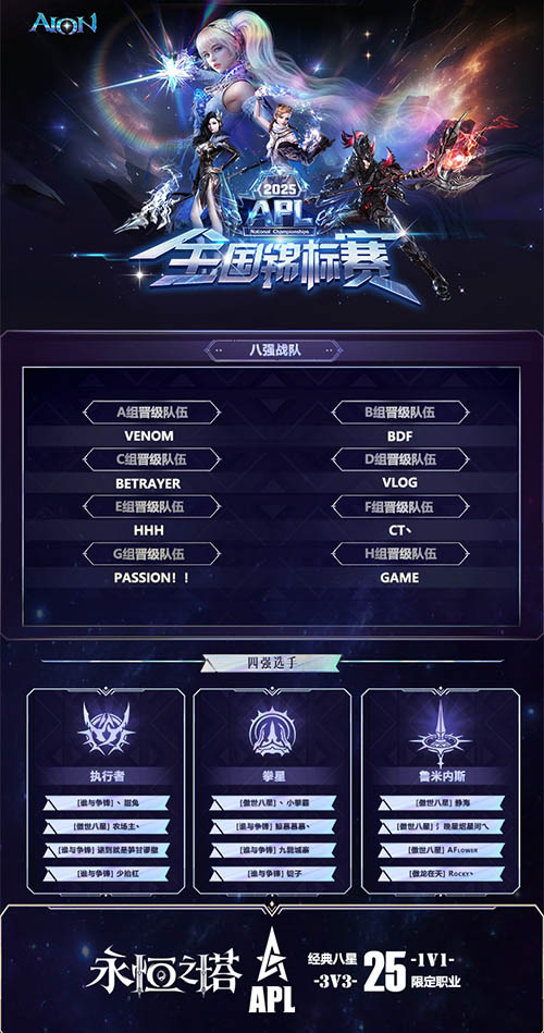 永恒之塔2025APL总决赛今日开战 观看直播见证荣誉！[图2]