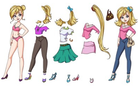 精装美少女装扮[图1]